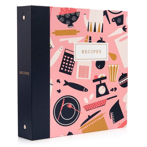 Can I customize the categories on the recipe binder dividers?